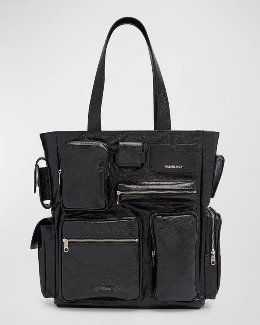 Balenciaga Superbusy Multi-Pocket Tote Bag