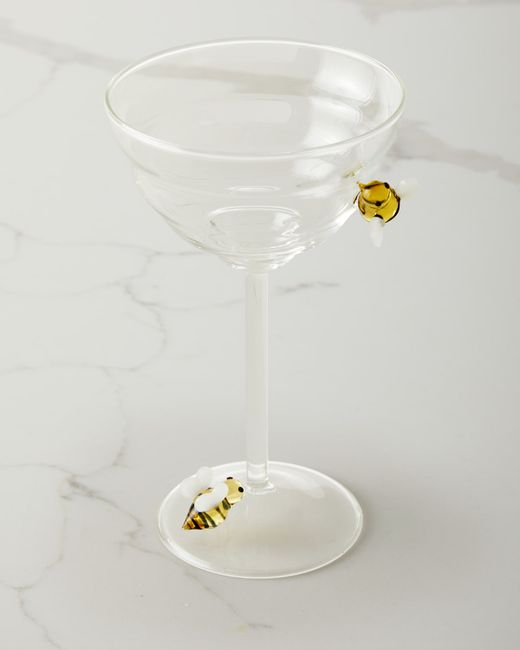 Neiman Marcus Bee Cocktail Glasses Set of 2