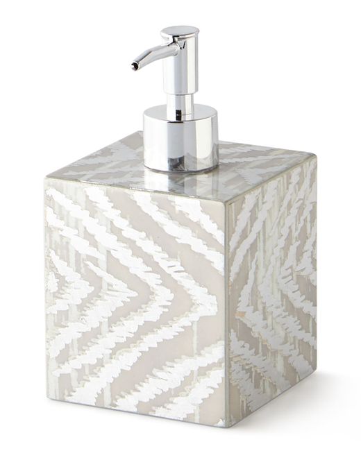 Kim Seybert Zebra Soap Pump Dispenser