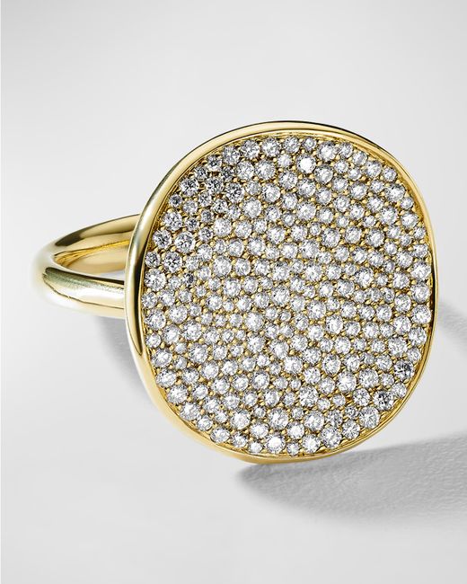 Ippolita Flower Ring 18K Gold with Diamonds