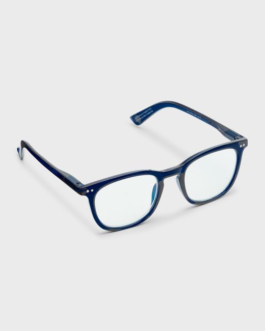 The Book Club The Whirl Acetate Square Reading Glasses