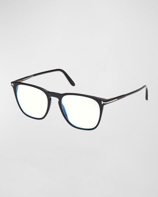 Tom Ford Acetate Square Blue Light-Blocking Glasses