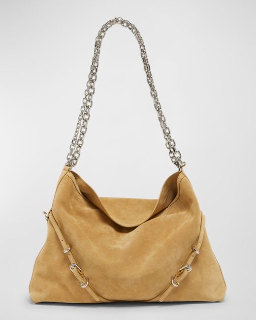 Givenchy Medium Shoulder Bag with Chain Tumbled Leather