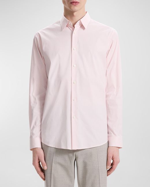 Theory Irving Wealth Striped Sport Shirt