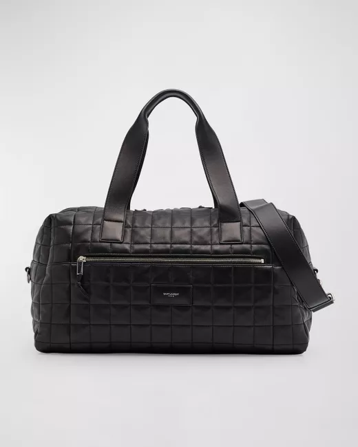 Saint Laurent Nuxx Quilted Leather Duffel Bag