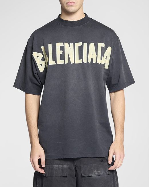 Balenciaga Masking Tape Logo T-Shirt