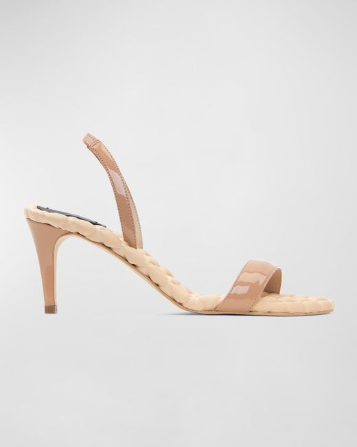 Aera Claudia Vegan Patent Slingback Sandals