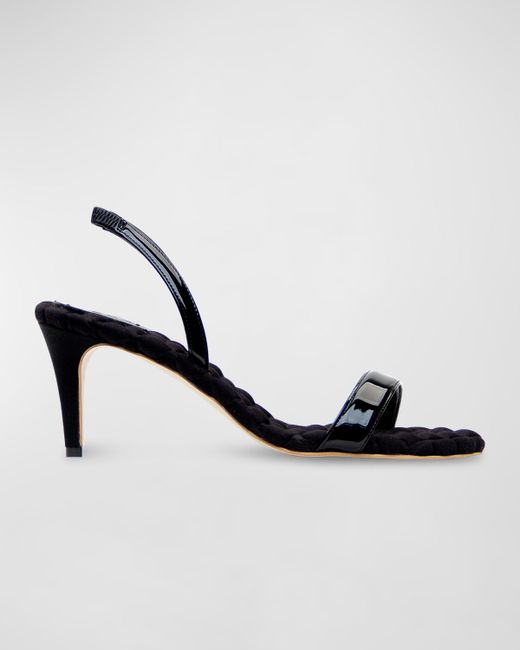 Aera Claudia Faux Patent Slingback Sandals