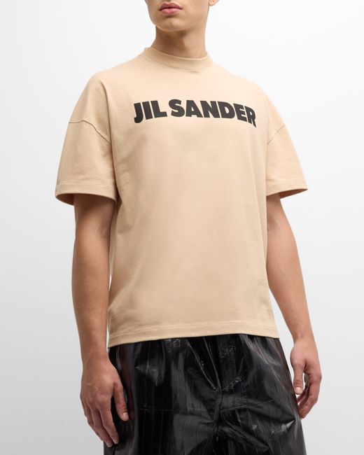 Jil Sander Short-Sleeve Logo-Print T-Shirt