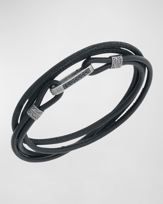 Marco Dal Maso Lash Multi Wrap Smooth Leather Bracelet
