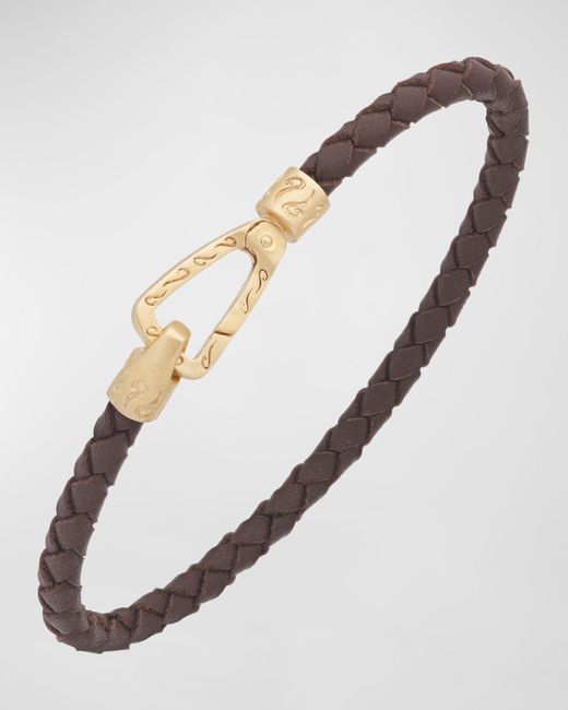 Marco Dal Maso Lash Woven Bracelet Gold