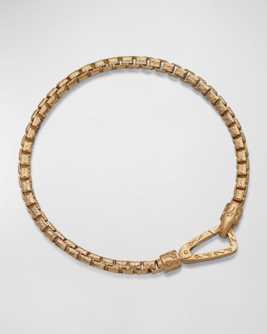 Marco Dal Maso Ulysses Box Chain Bracelet Gold
