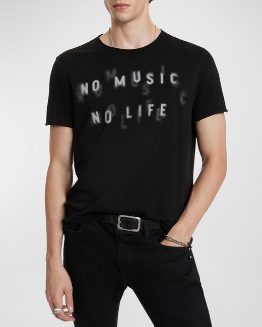 John Varvatos No Music Life Graphic T-Shirt