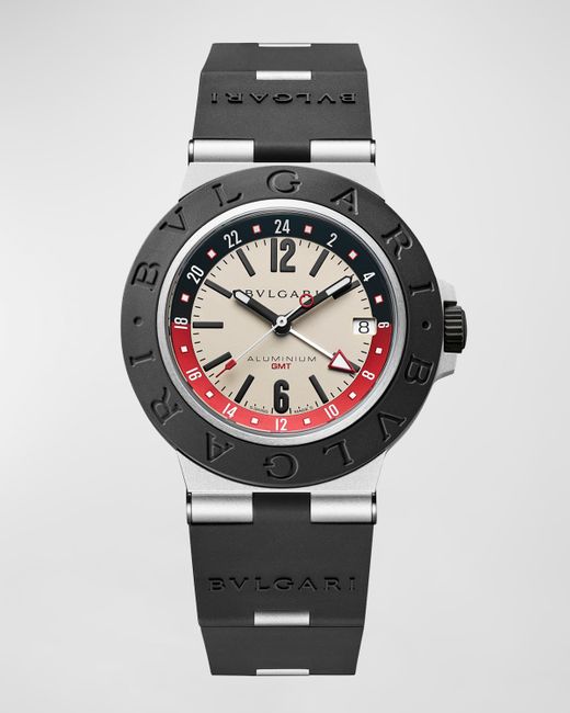 Bvlgari 40mm and White GMT Watch