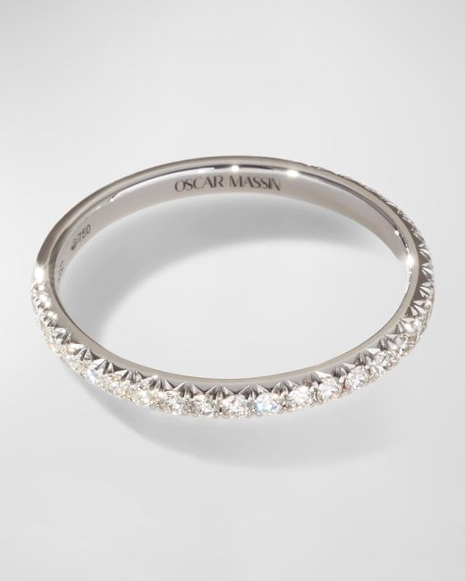 Oscar Massin Libert 18K Recycled Gold and Lab Grown Diamond Wedding Ring