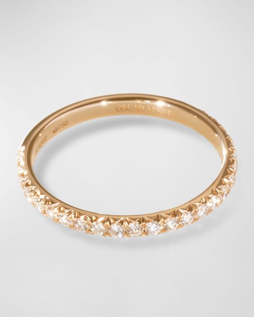 Oscar Massin Libert 18K Recycled Gold and Lab Grown Diamond Wedding Ring