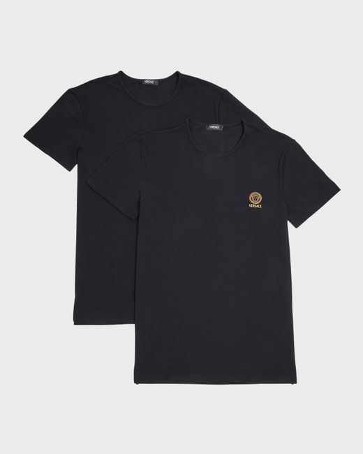 Versace 2-Pack Cotton Logo T-Shirts