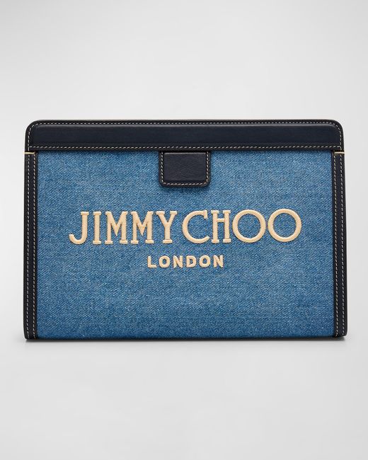 Jimmy Choo Avenue Pouch Clutch Bag