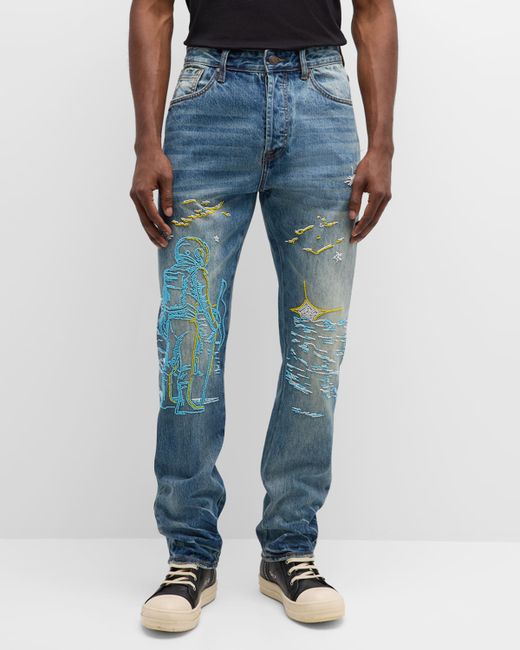 Billionaire Boys Club Starcrossed Embroidered Jeans