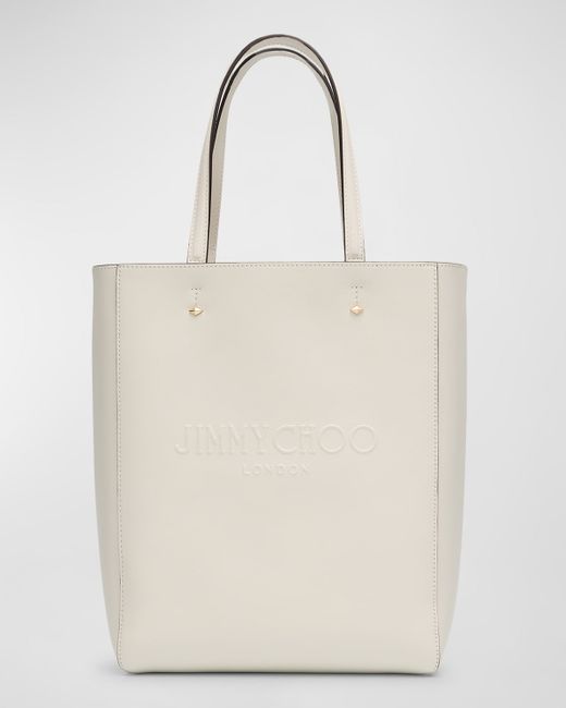 Jimmy Choo Lenny North-South Leather Tote Bag