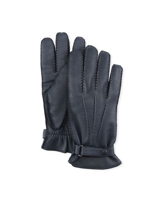 Hestra Gloves Winston Snap Leather Cashmere-Lined Gloves