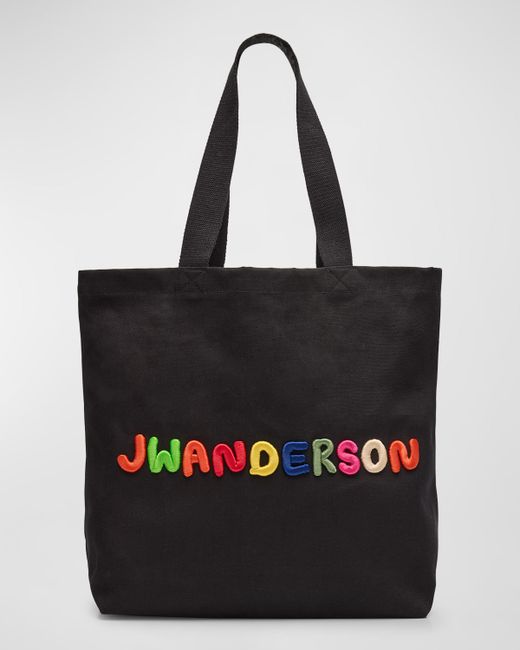 J.W.Anderson Embroidered Canvas Tote Bag