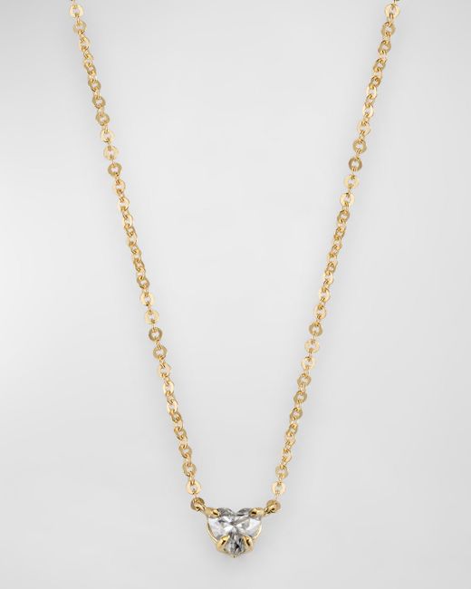 Anita Ko 18K Gold Heart Diamond Necklace