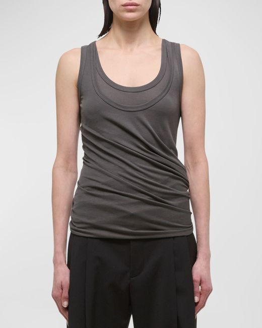 Helmut Lang Double-Layered Tank Top