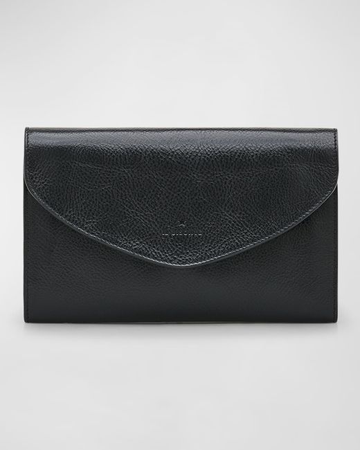 Il Bisonte Bigallo Envelope Flap Leather Clutch Bag