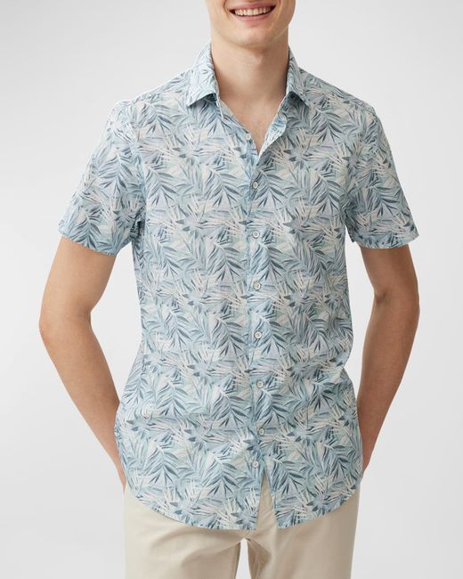 Rodd & Gunn Cherry Tree Bay Cotton Short-Sleeve Shirt