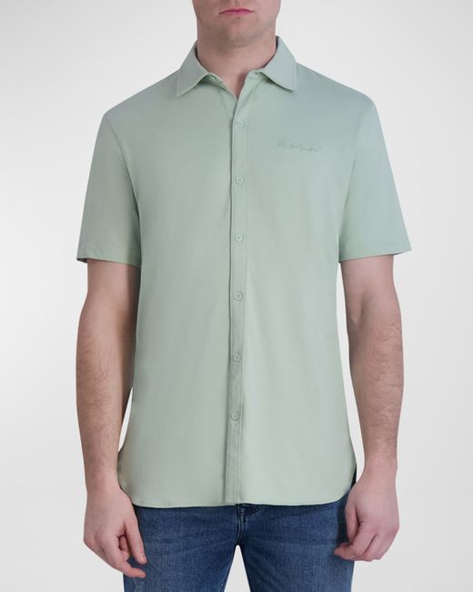 Karl Lagerfeld Jersey Button-Down Shirt