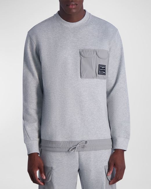 Karl Lagerfeld Sweatshirt with Patch Pockets