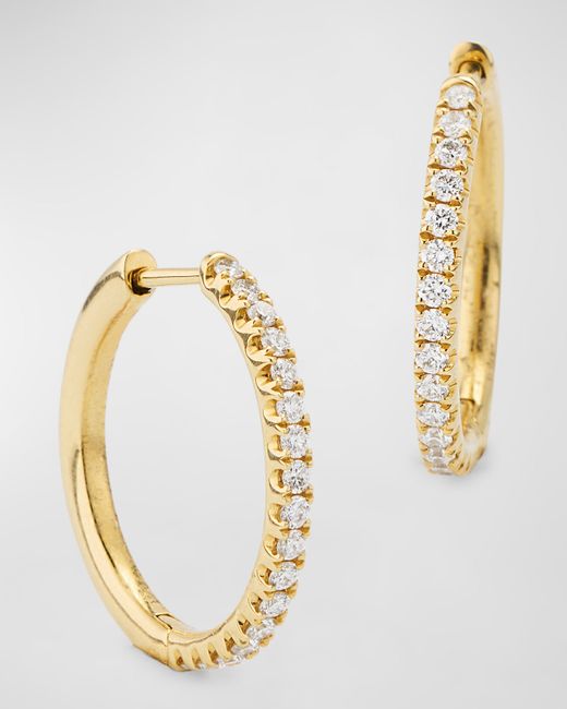 Lisa Nik 18K Gold Hoop Earrings