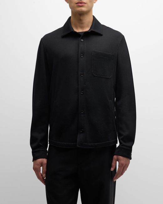 Baldassari Silk Double Jersey Overshirt