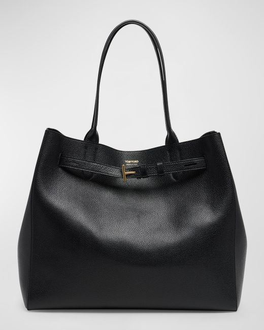 Tom Ford Audrey Large Tote Bag Grain Leather