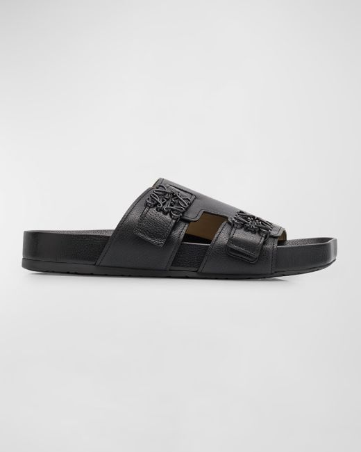 Loewe Ease Goatskin Slide Sandals