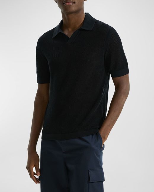 Theory Cairn Knit Polo Shirt