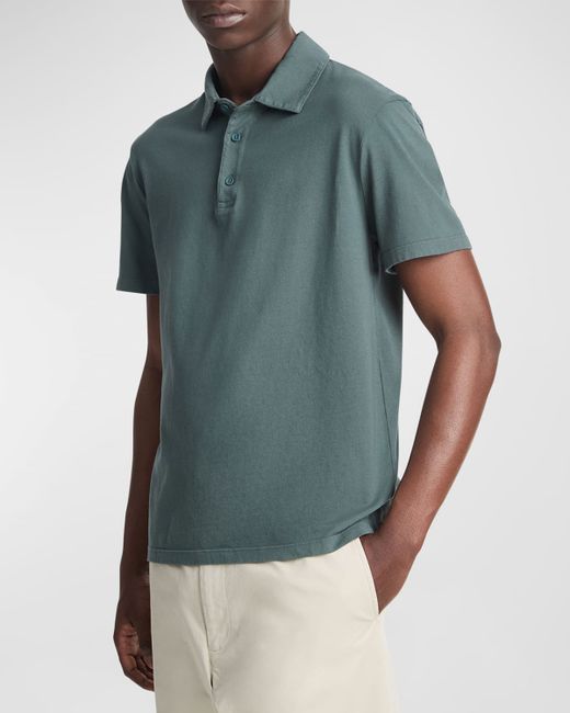 Vince Garment-Dyed Polo Shirt