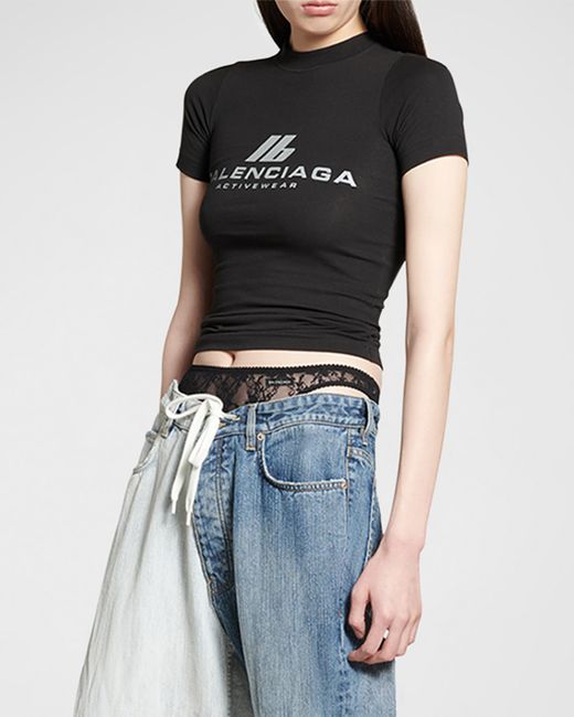 Balenciaga Activewear T Shirt Fitted