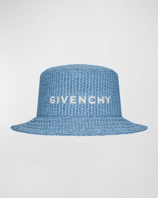 Givenchy Woven Raffia Bucket Hat