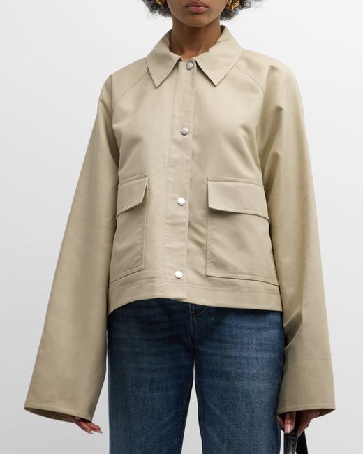 Totême Organic Cotton Cropped Jacket