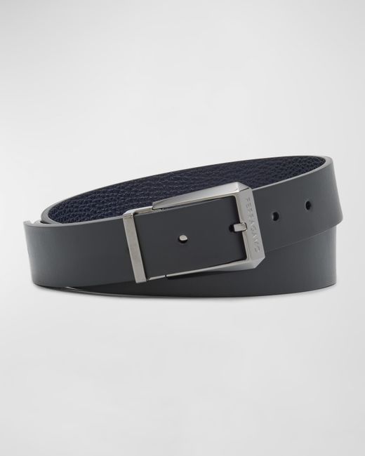 Ferragamo Double Adjustable Leather Belt