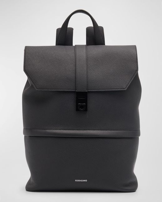 Ferragamo Twins Calf Leather Backpack