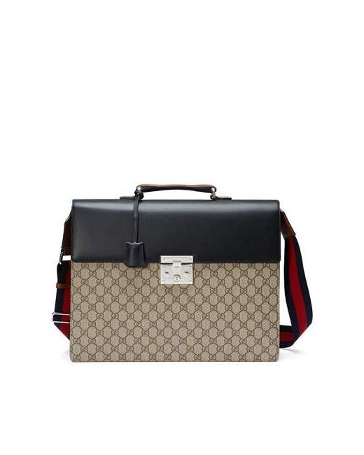 Gucci GG Supreme Canvas Briefcase