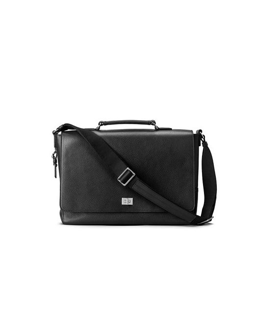 Shinola Leather Flap-Top Messenger Bag