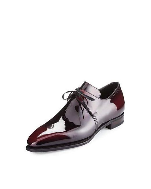Corthay Arca Patent Leather Derby Shoe