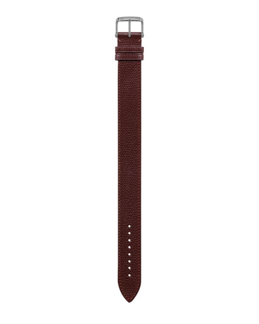 Tom Ford Timepieces 19mm Medium Pebbled Leather Watch Strap