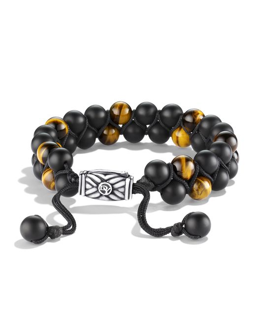 David Yurman Spiritual Beads Bracelet with Onyx and Tigers Eye