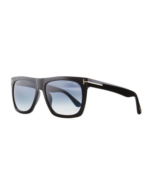 Tom Ford Morgan Thick Square Acetate Sunglasses