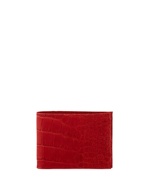 Neiman Marcus Alligator Bi-Fold Wallet